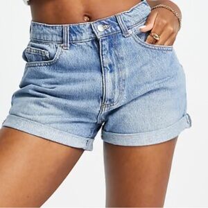 ASOS Blue Jean Shorts Vintage High-Waisted
